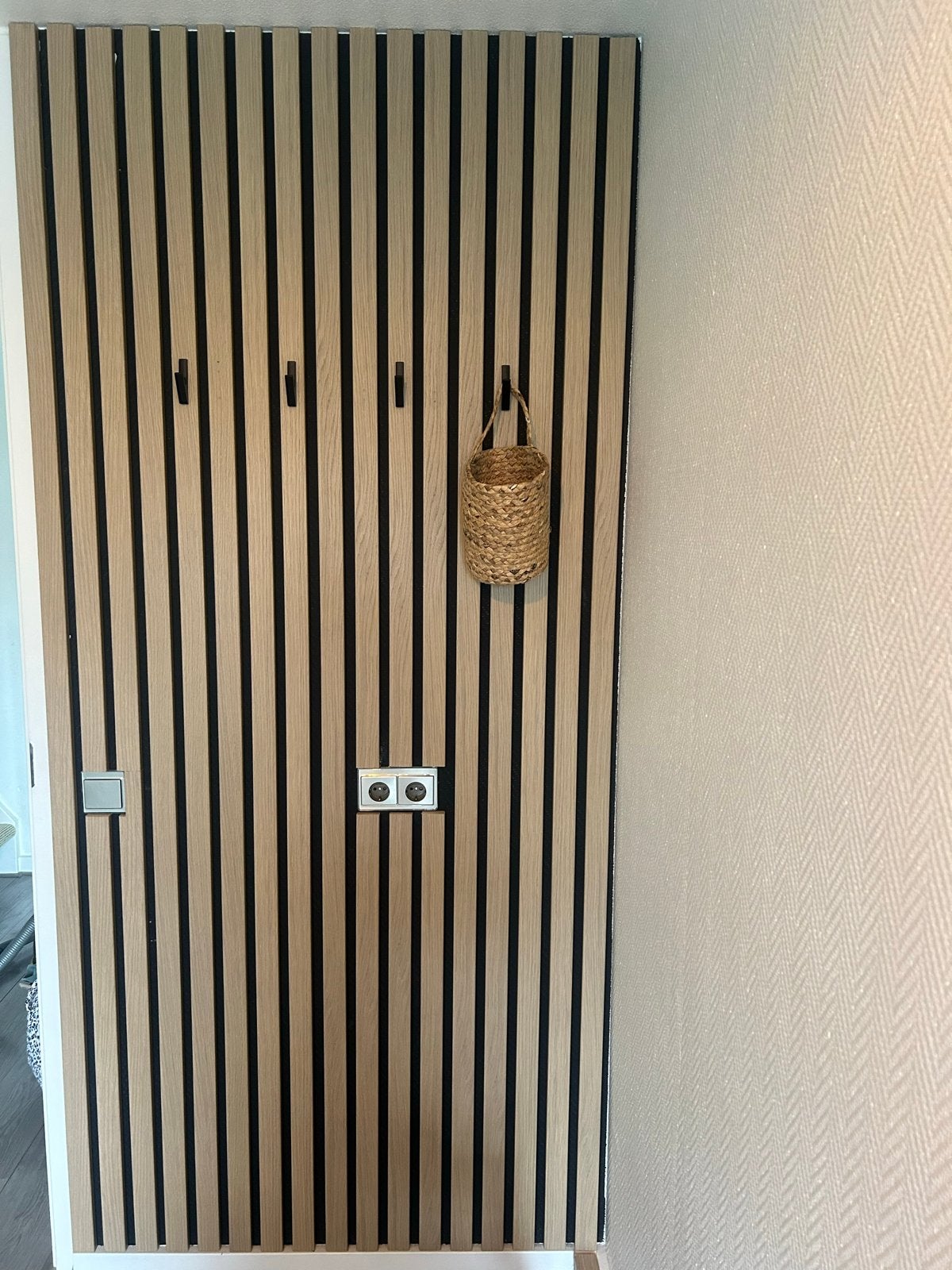 CanDo Decowall Lattenwand MDF Eiken - 4 stuks, 260cm, Ophalen, Overige typen, Nieuw, Mdf