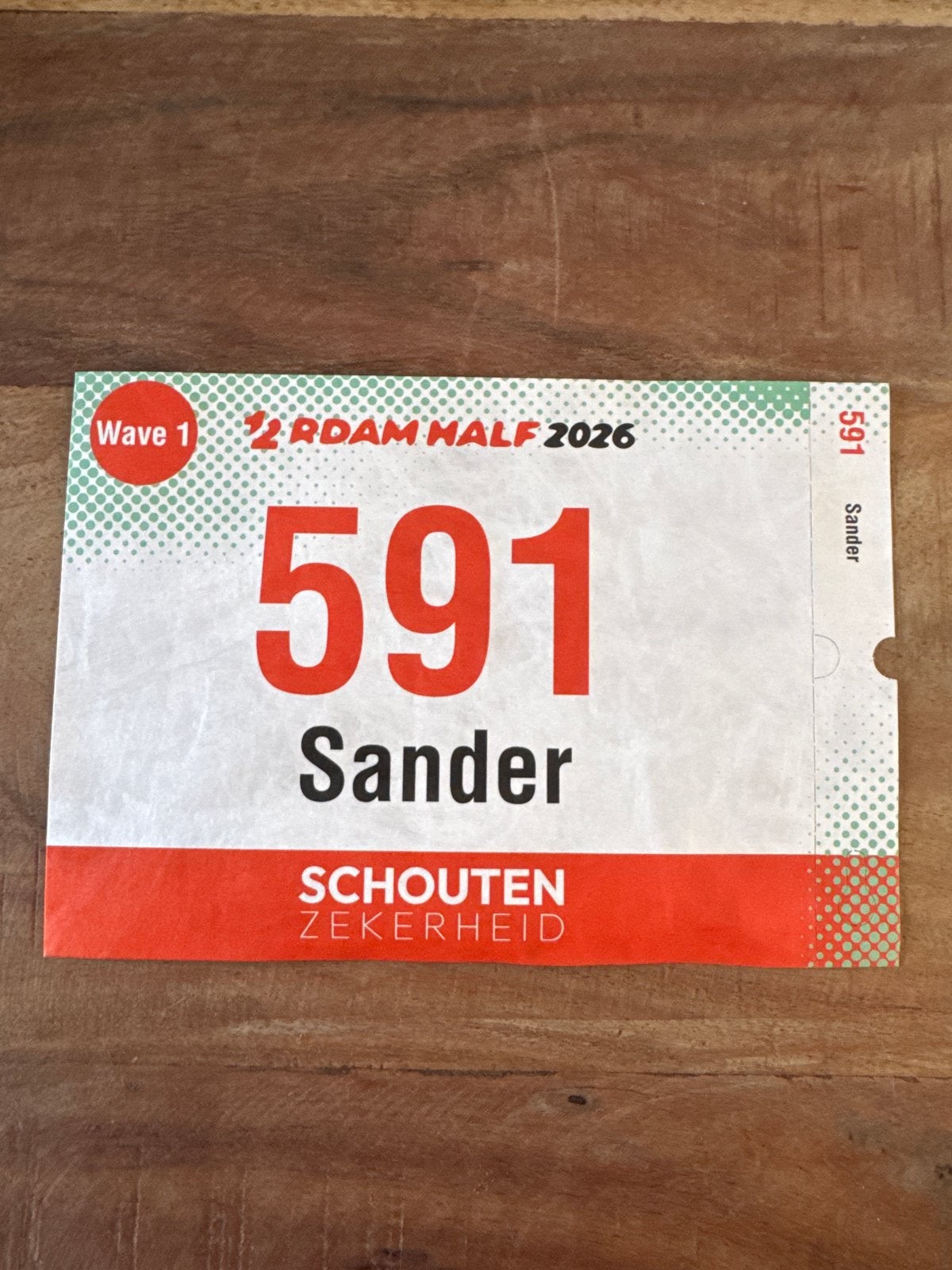 Rotterdam halve marathon startbewijs, Tickets en Kaartjes