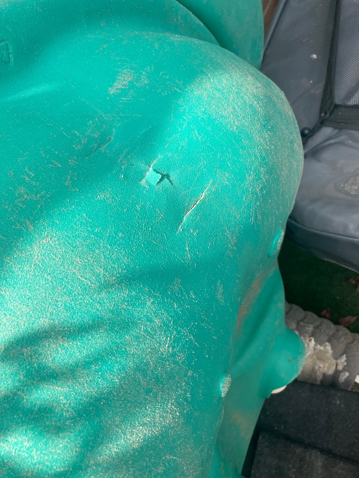 Zandbak in de vorm van een kikker, Ophalen, Gebruikt
