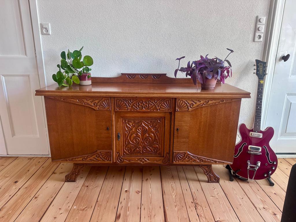 Vintage, retro dressoir, Huis en Inrichting, Kasten | Dressoirs, Zo goed als nieuw, 25 tot 50 cm, Ophalen