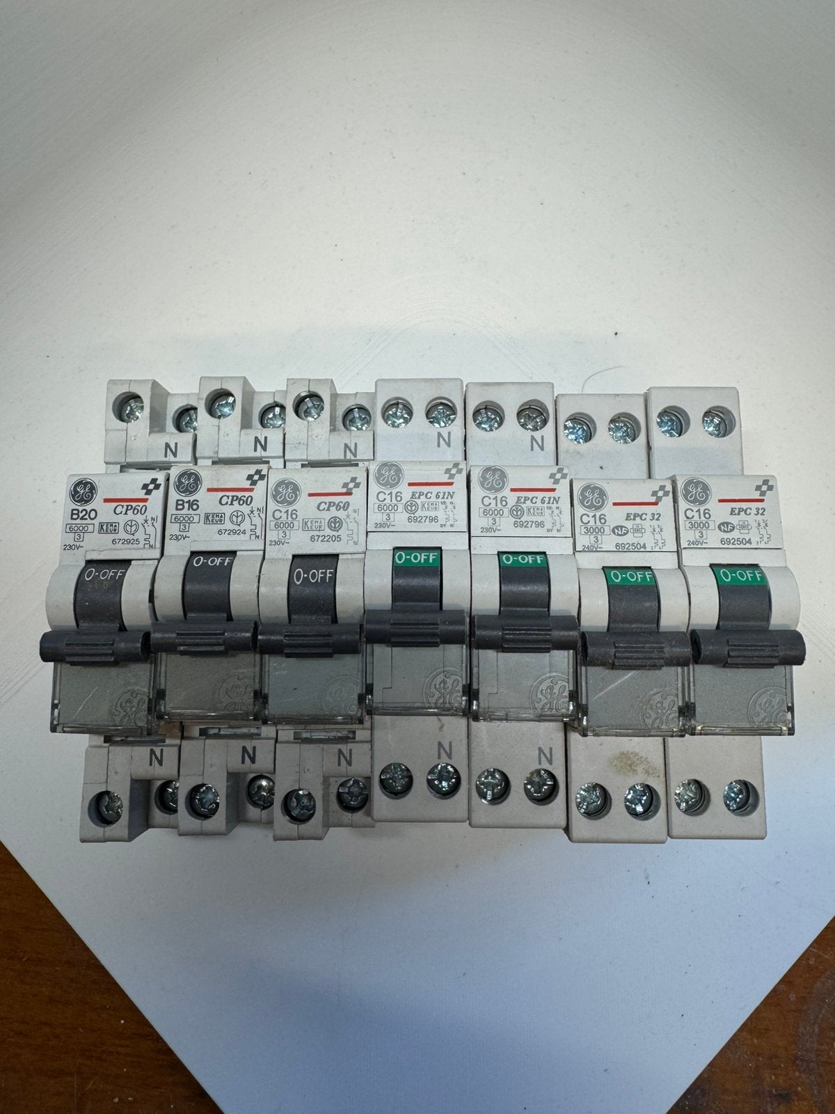Diverse GE installatieautomaten beschikbaar CP60 EPC 61 32, Ophalen of Verzenden, Gebruikt