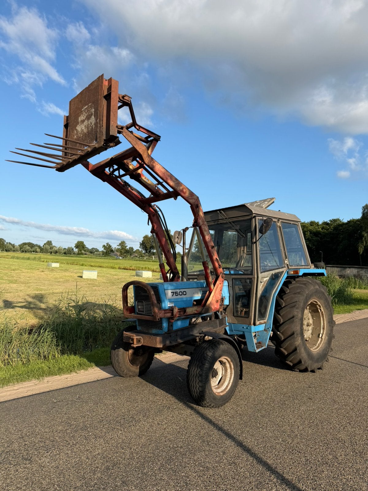 Landini 7500 incl. Kenteken, Zakelijke goederen, Agrarisch | Tractoren, Gebruikt, Tot 80 Pk, 5000 tot 7500, Ophalen