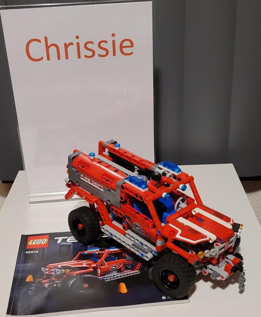 Lego Technic 42075 Brandweerwagen, Ophalen, Gebruikt, Lego, Compleet