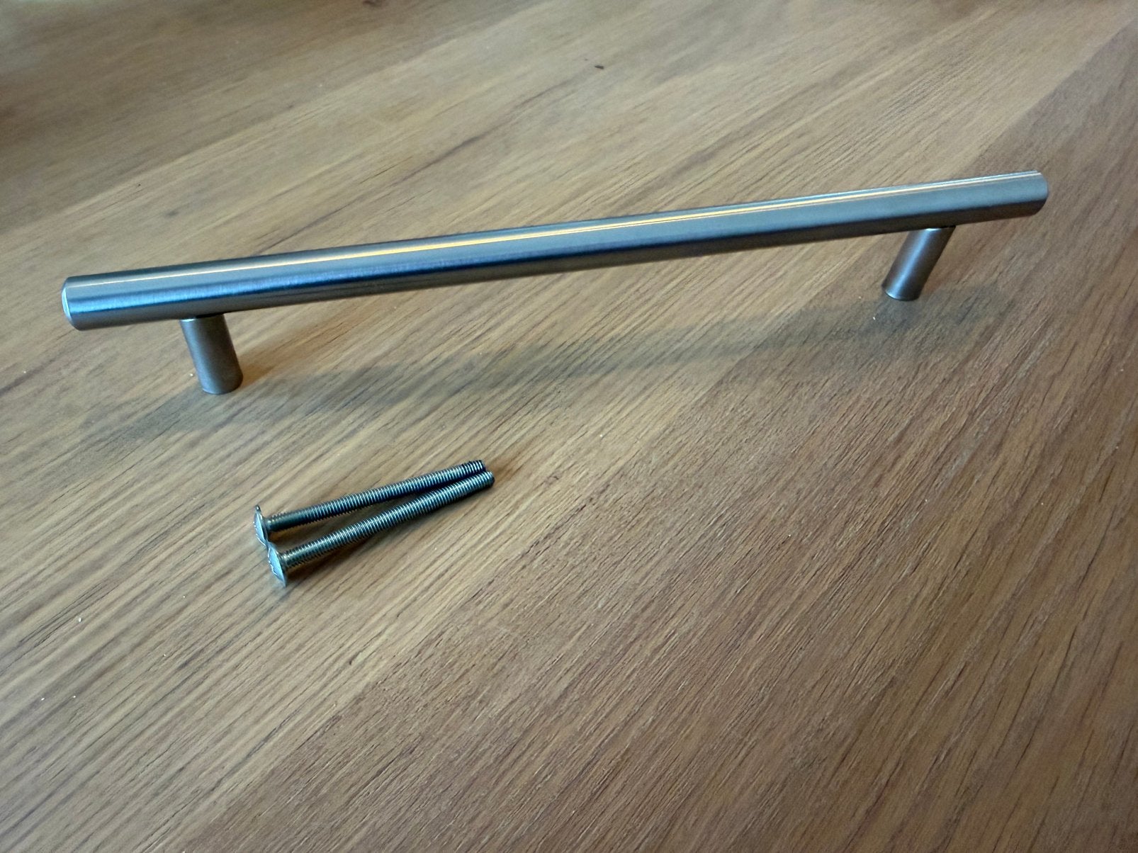 Handgreep masief RVS 242 mm - Boorafstand 192 mm, Minder dan 50 cm, Ophalen of Verzenden, Zo goed als nieuw, Minder dan 25 cm