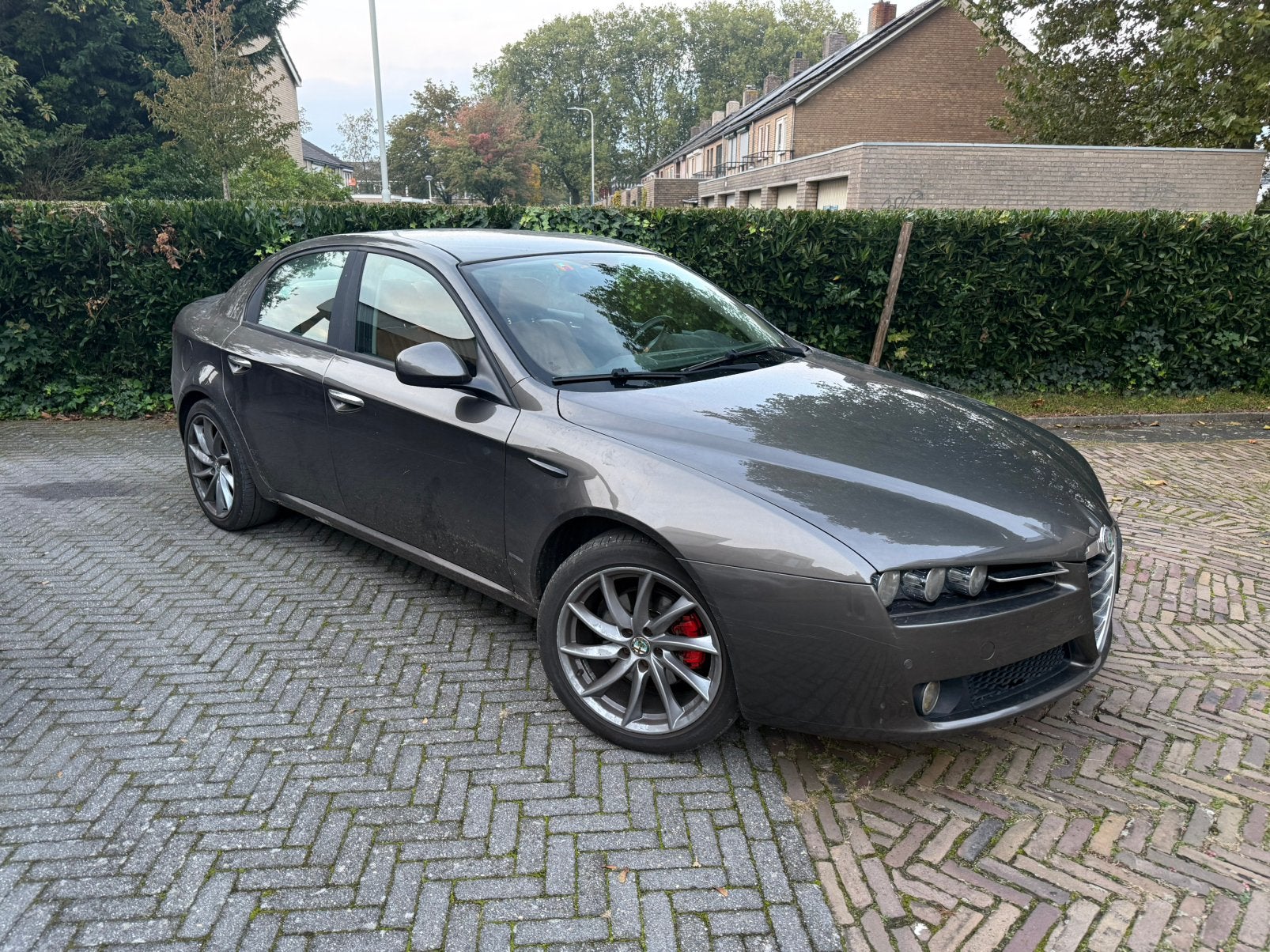 Alfa Romeo 159 2.2 JTS 2006 Grijs, Auto's, Voorwielaandrijving, 4 cilinders, 1465 kg, Handgeschakeld