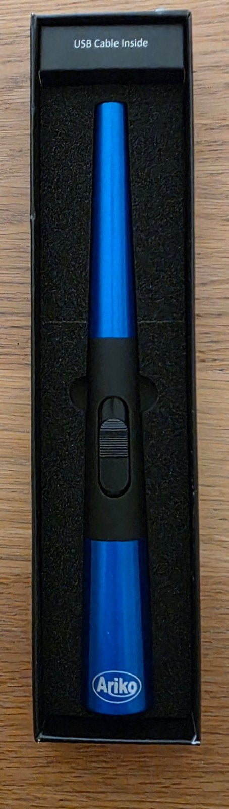 USB Oplaadbare Elektrische Aansteker Blauw, Ophalen of Verzenden, Nieuw, Aansteker
