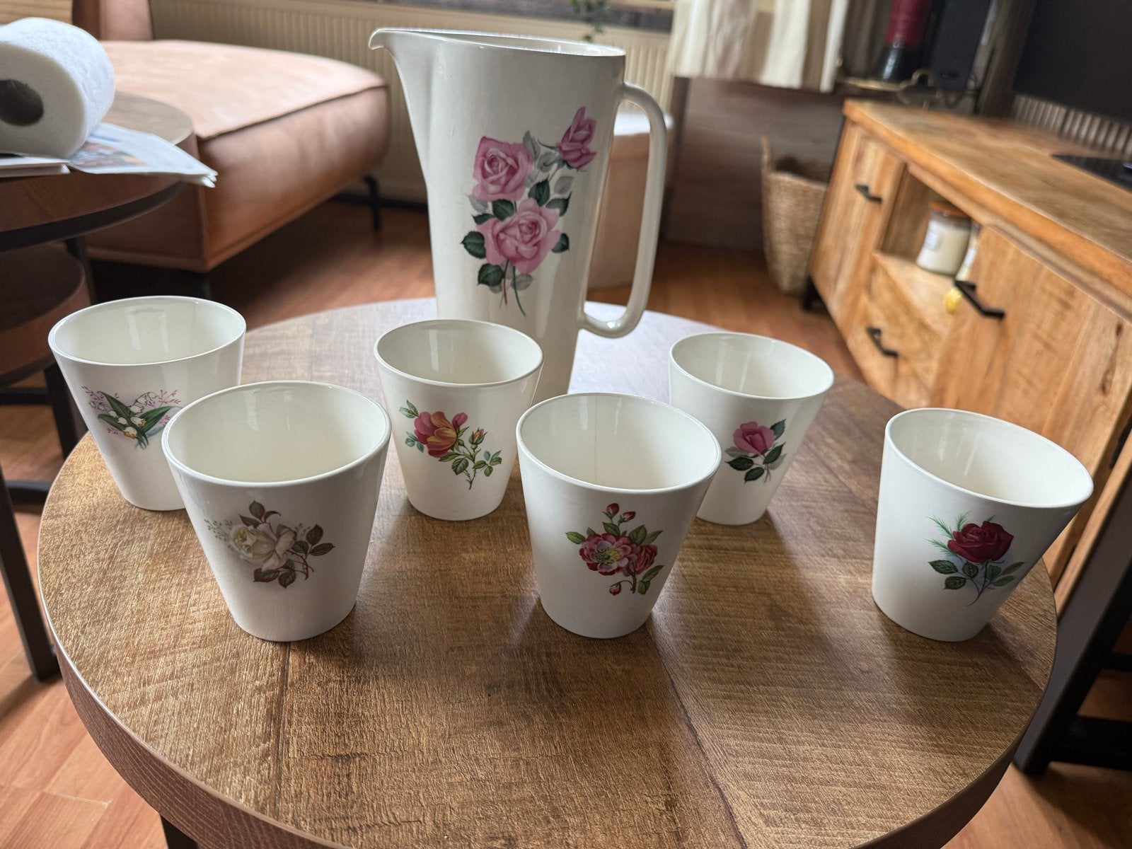 Melk set van Boch Frères La Louvière, Antiek en Kunst, Ophalen