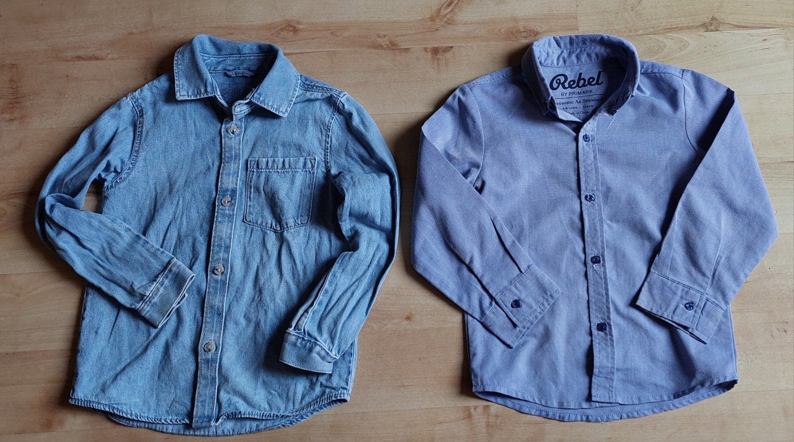 Jongens overhemden, maat 116, Overhemd of Blouse, Ophalen of Verzenden, Zo goed als nieuw, Primark, Rebel