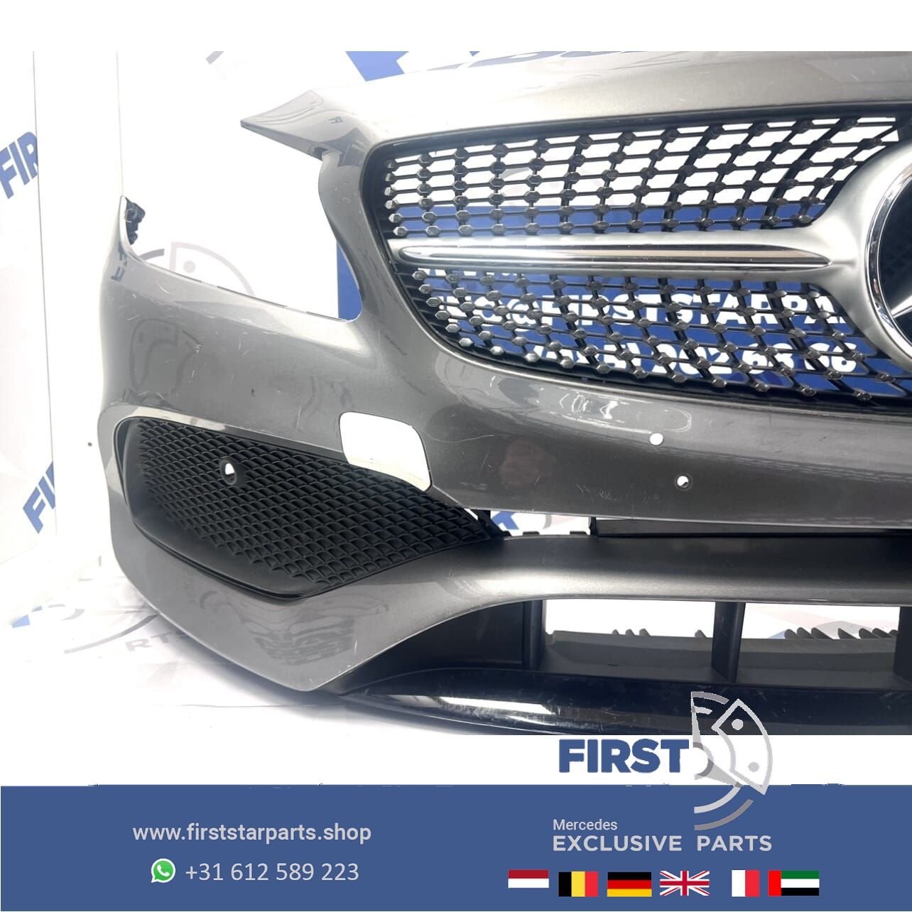 W176 BUMPER FACELIFT AMG VOORBUMPER Mercedes A Klasse 2012-2, Auto-onderdelen, Gebruikt, -, Voor, Ophalen of Verzenden