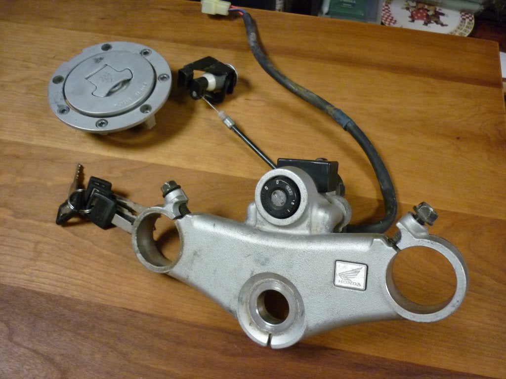 Honda VTR1000 Firestorm SLOTENSET 4 sleutels, Ophalen of Verzenden, Gebruikt