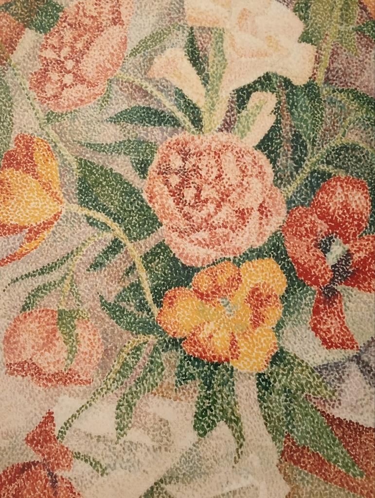 Marevna Maria Vorobrieff 'Het Rode Bloemstuk' persfoto, Ophalen of Verzenden