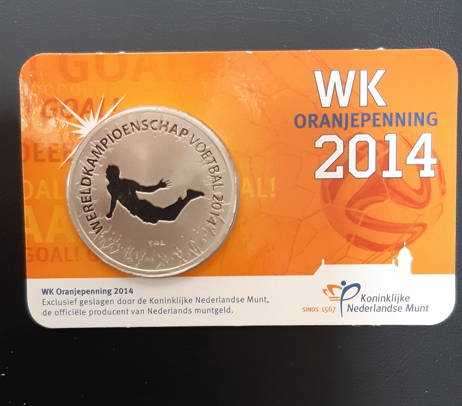 Coincard Nederland WK 2014 zweefduik Van Persie, Ophalen