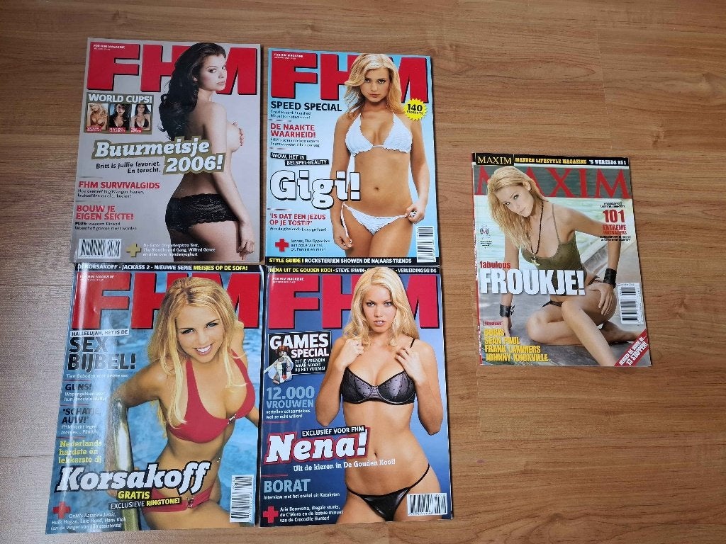 FHM (For Him Magazine) en Maxim, Ophalen of Verzenden, Gelezen