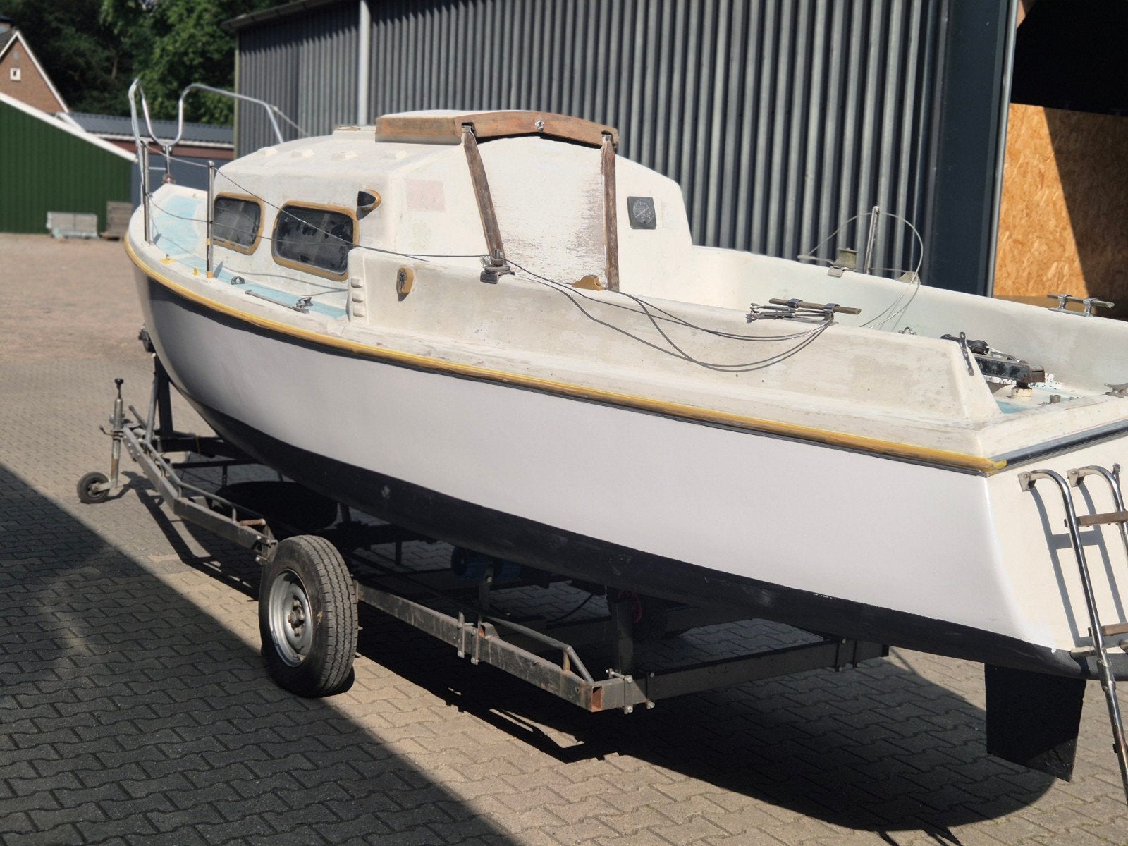 Friendship 23 zeilboot met hele nette trailer., Watersport en Boten, Kano's, Ophalen, Gebruikt, Overige typen