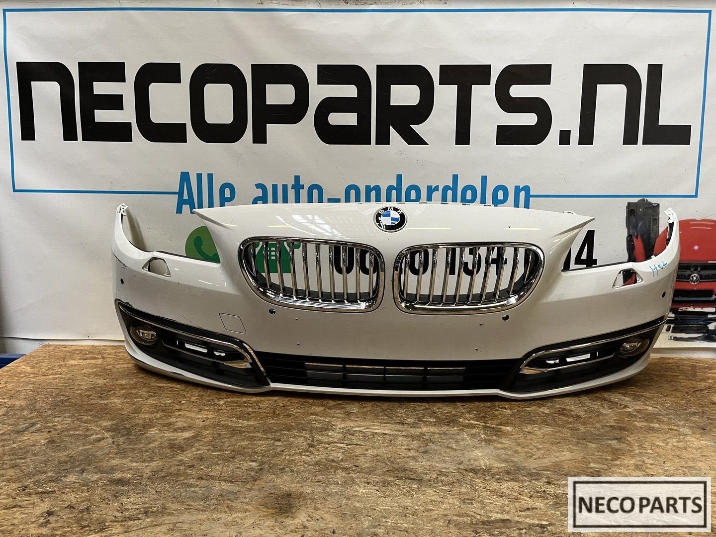 BMW 5 SERIE F10 F11 FACELIFT VOORBUMPER BUMPER ORGINEEL, Gebruikt, -, -, Ophalen of Verzenden