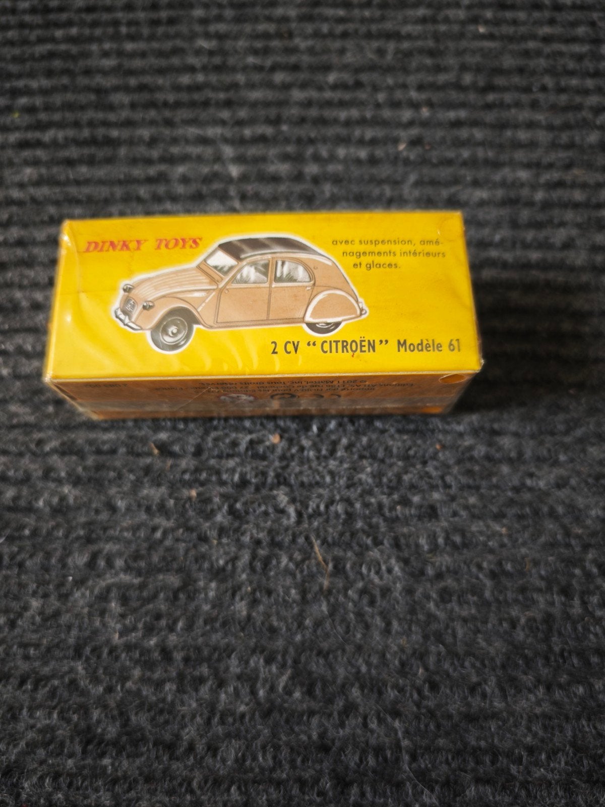 Dinky toys model 61 2 cv Citroën, Hobby en Vrije tijd, Ophalen of Verzenden, Auto, Dinky Toys