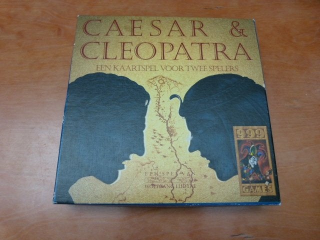 VINTAGE Caesar & Cleopatra kaartspel 999 games, Een of twee spelers, Ophalen of Verzenden, Zo goed als nieuw, 999 Games