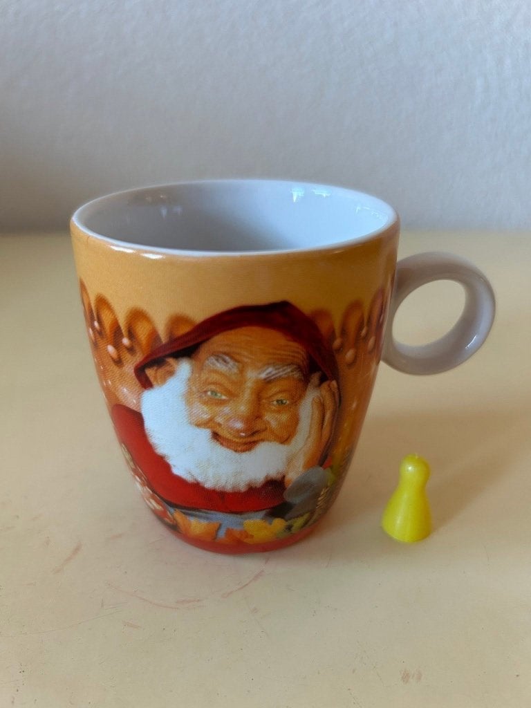 Efteling kabouter mokje - oranje/bruin met logo, Gebruiksvoorwerp, De Efteling B.V, Info@efteling.com, Ophalen of Verzenden