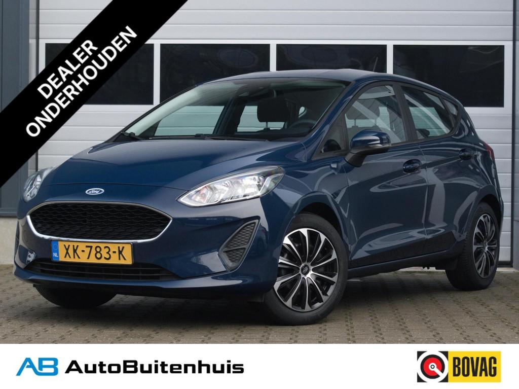 Ford Fiesta 1.1 Trend|1e Eigenaar|CARPLAY|NAVI|DAB|LANE ASSI, Voorwielaandrijving, Gebruikt, Met garantie (alle), Blauw