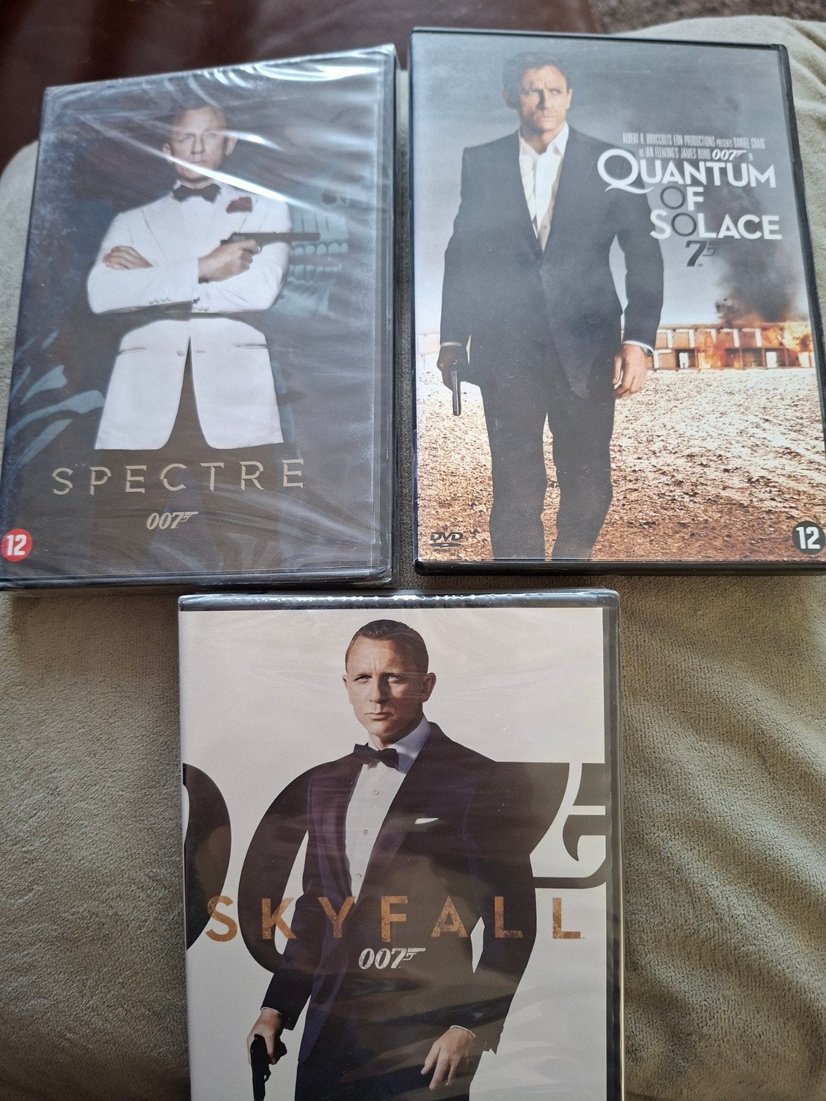 James Bond 3 x, Vanaf 12 jaar, Ophalen of Verzenden, Zo goed als nieuw