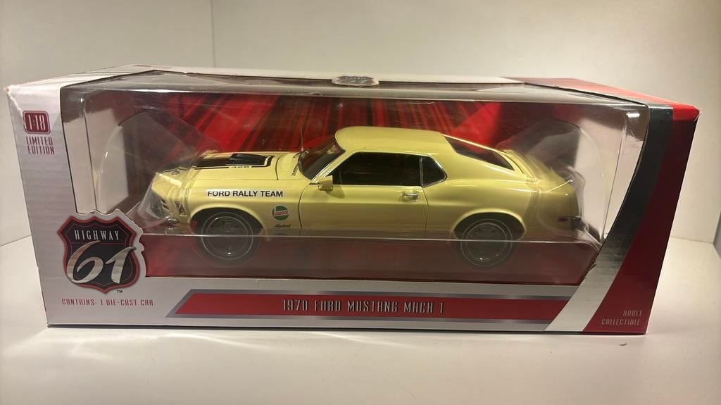 Ford mustang mach 1 highway61 1.18, Hobby en Vrije tijd, Modelauto's | 1:18, Overige merken, Ophalen of Verzenden, A, A