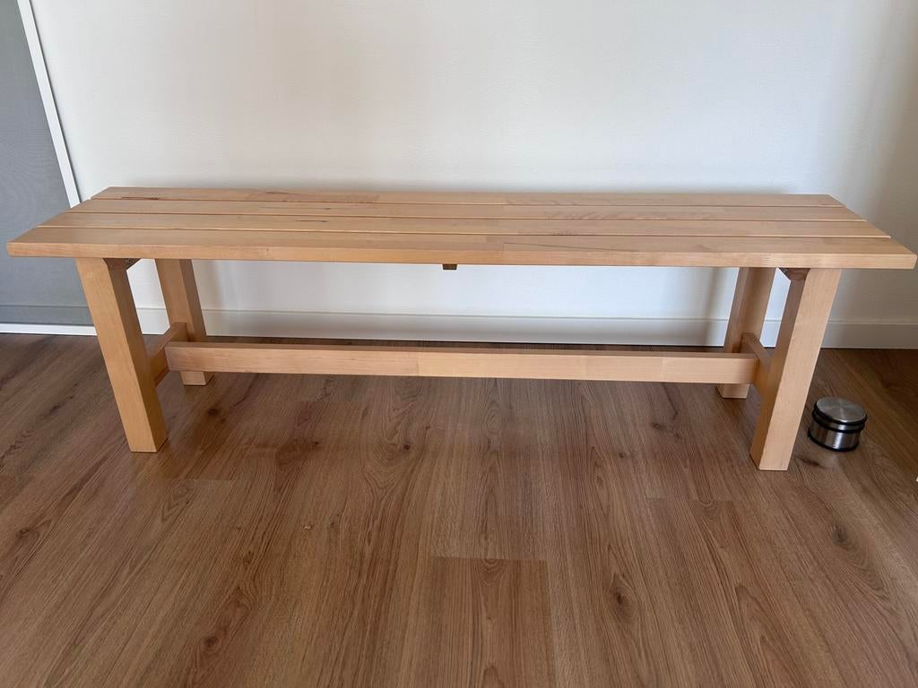IKEA Norden bankje, Ophalen, Gebruikt, 100 tot 150 cm, Overige houtsoorten