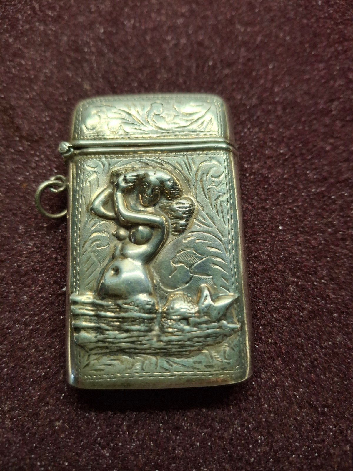 antiek  zilveren  tondeldoos, Antiek en Kunst, Antiek | Goud en Zilver, Ophalen of Verzenden