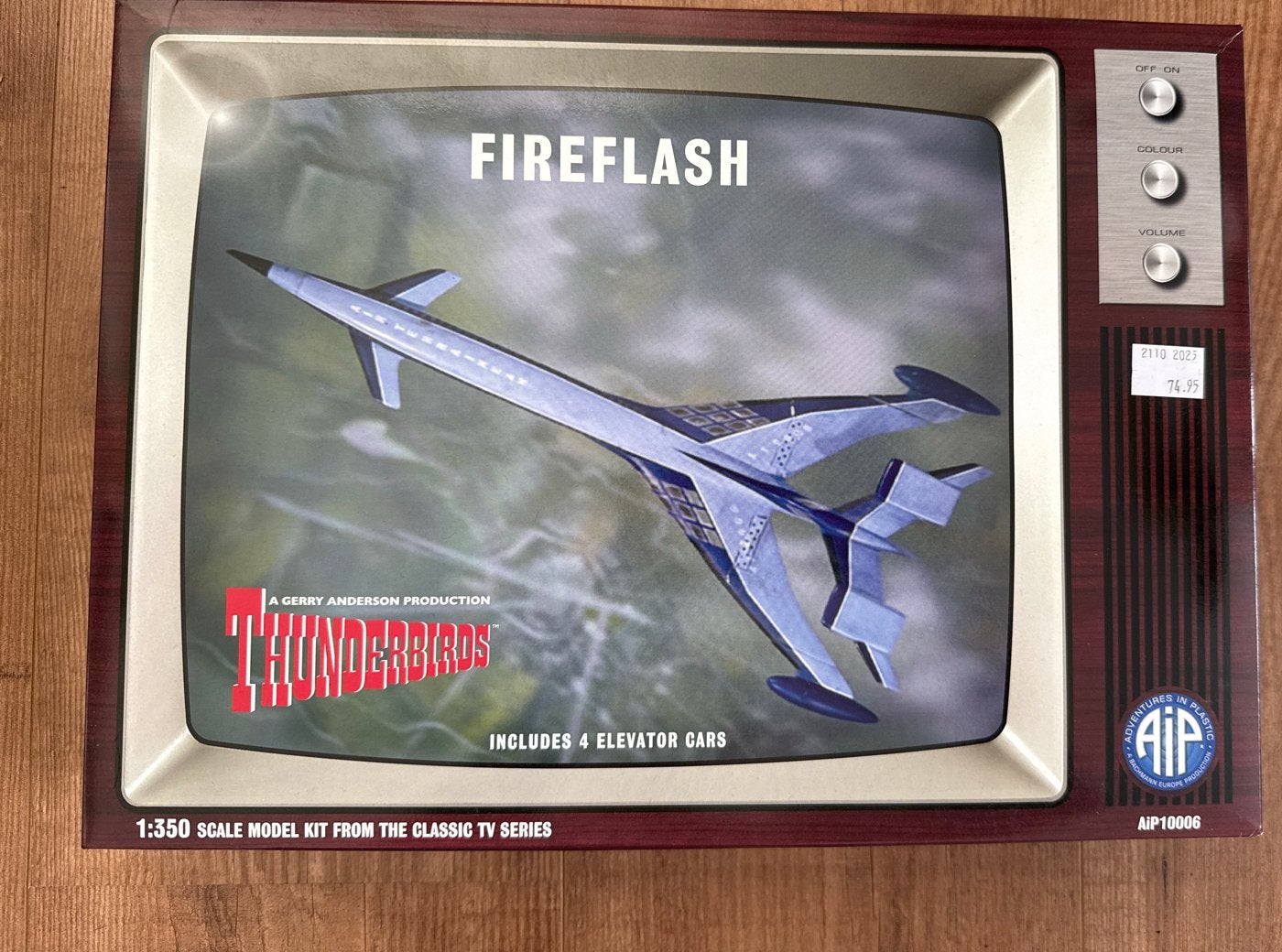 Thunderbirds Fireflash 1:350 schaalmodel kit, Overige merken, 1:200 of kleiner, Nieuw, Ophalen of Verzenden