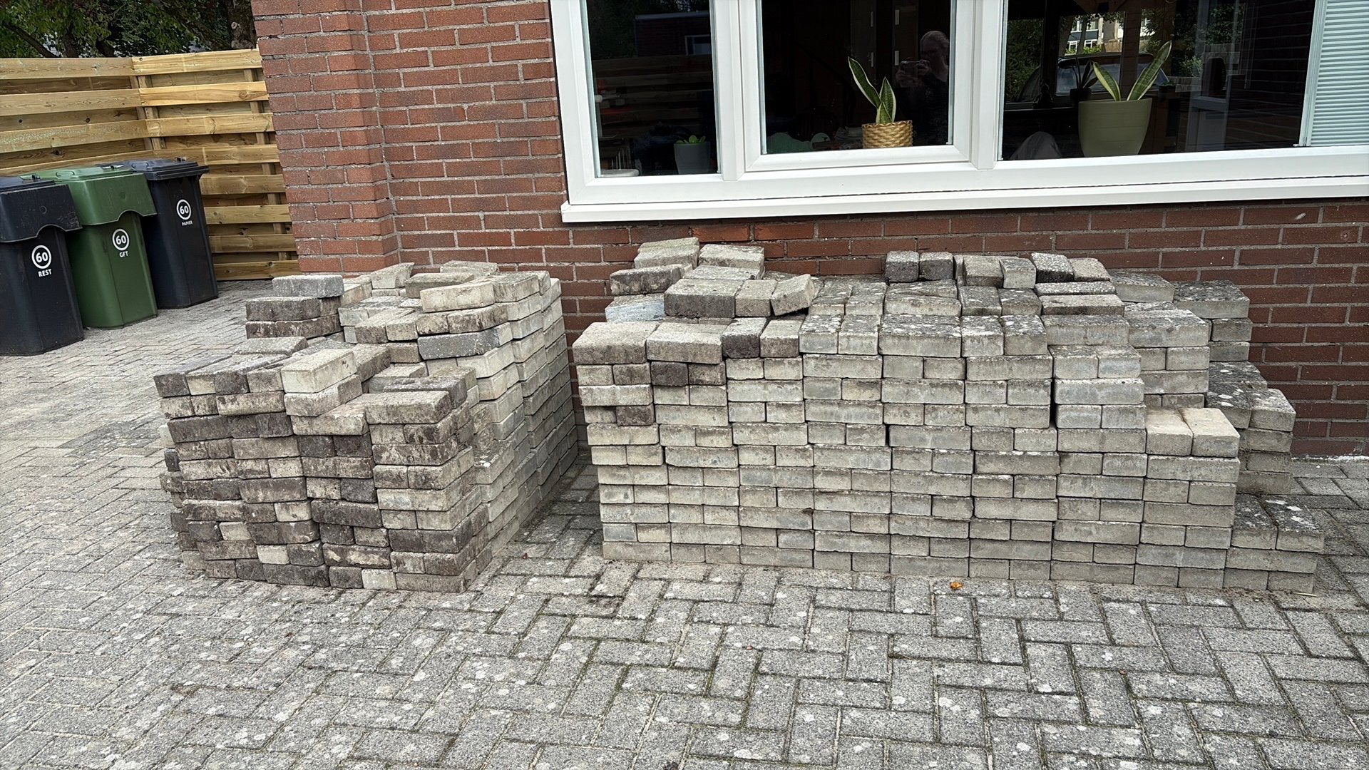 Klinkers, Ophalen, Gebruikt, Beton, Klinkers