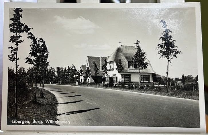 Eibergen Burgemeester Wilhelmweg 1947 zwartwit, Ophalen of Verzenden, 1940 tot 1960