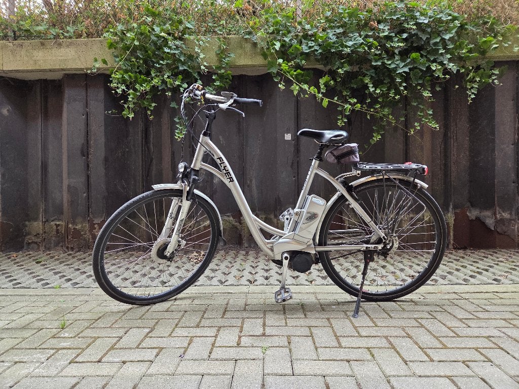 Flyer T8 ebike incl batterijen, Minder dan 30 km per accu, Gebruikt, 47 tot 51 cm, Ophalen