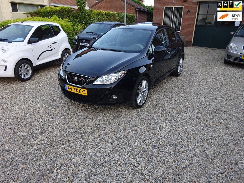 Seat Ibiza SC 1.2 TSI Sport Climate controle, Cruise Control, Voorwielaandrijving, Euro 5, Stof, Zwart