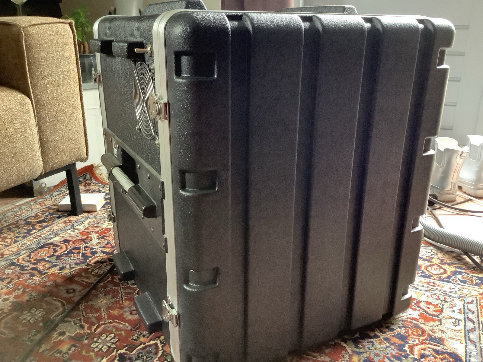 Stagg 12HE Flightcase voor Rackapparatuur met ventilator, Muziek en Instrumenten, Behuizingen en Koffers, Ophalen of Verzenden