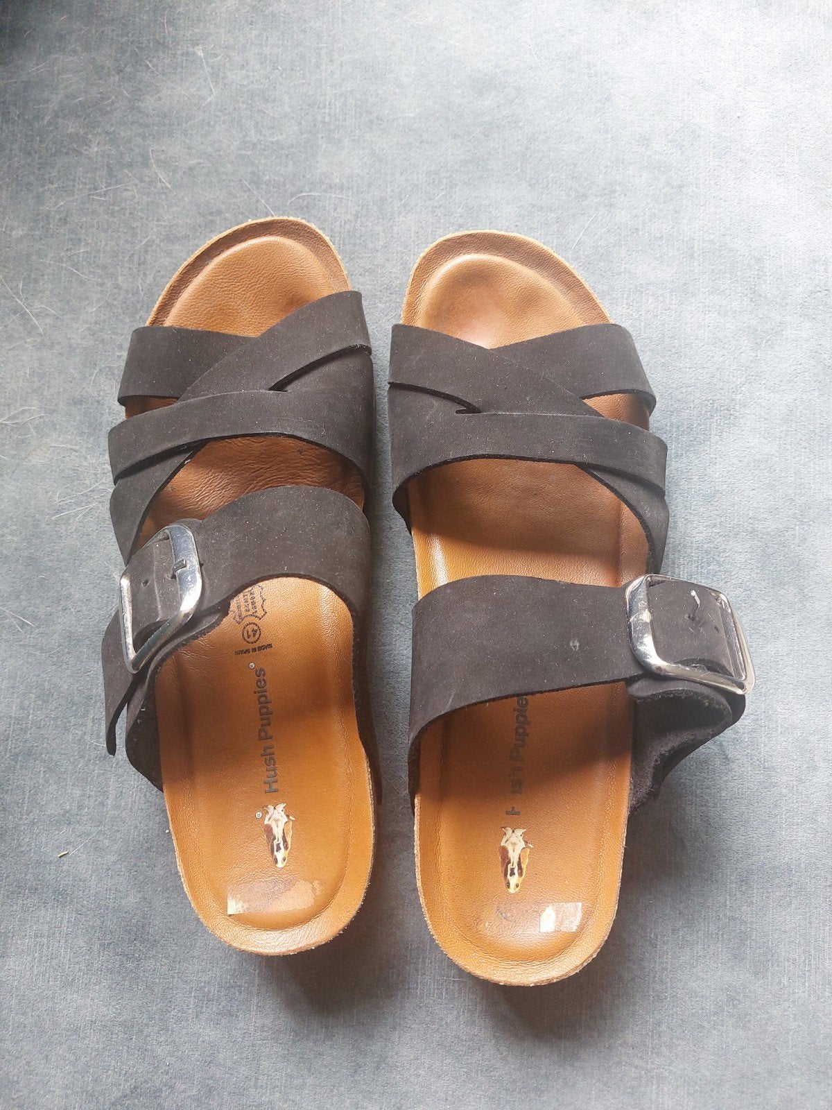 Hush Puppies sandalen maat 41, Zwart, Gedragen, Hush Puppies, Sandalen of Muiltjes