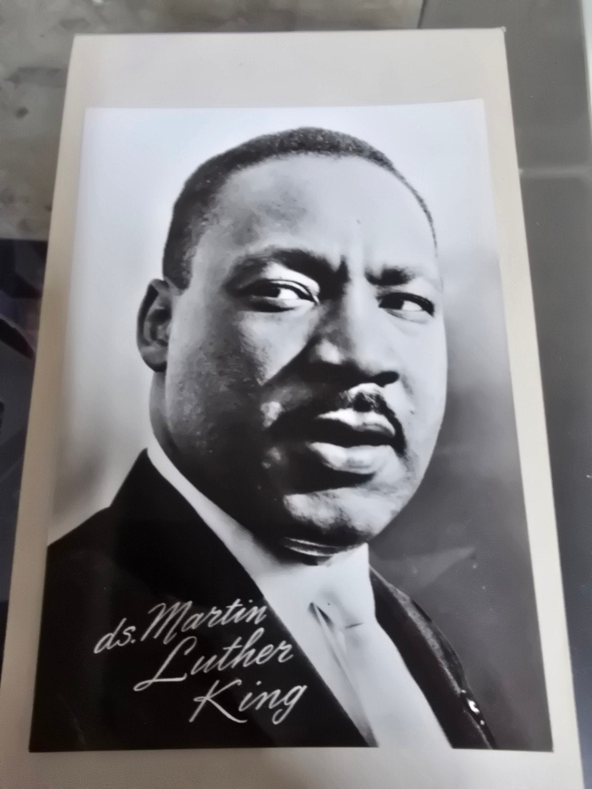 Zwart-wit foto van Martin Luther King, 1960 tot 1980, Foto, Ophalen of Verzenden, Zo goed als nieuw