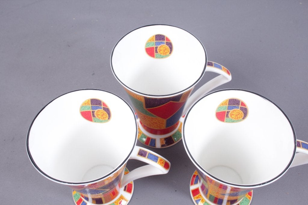 G08 Staffordshire Tableware Bauhaus Mokken, Huis en Inrichting, Ophalen of Verzenden, Zo goed als nieuw, Modern, Kop(pen) en/of Schotel(s)