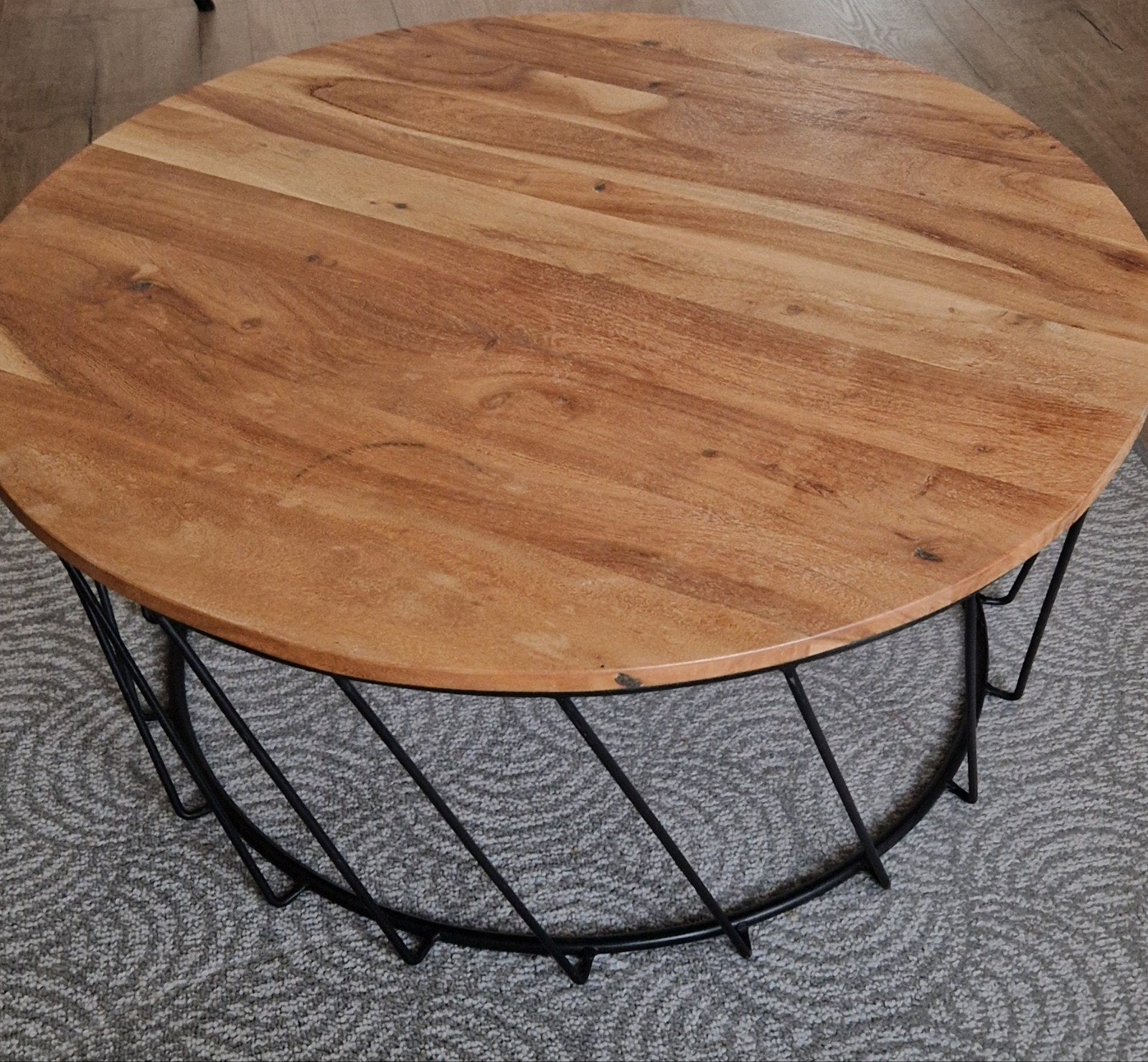 Salontafel, Ophalen, 50 tot 100 cm, Rond, 50 tot 100 cm