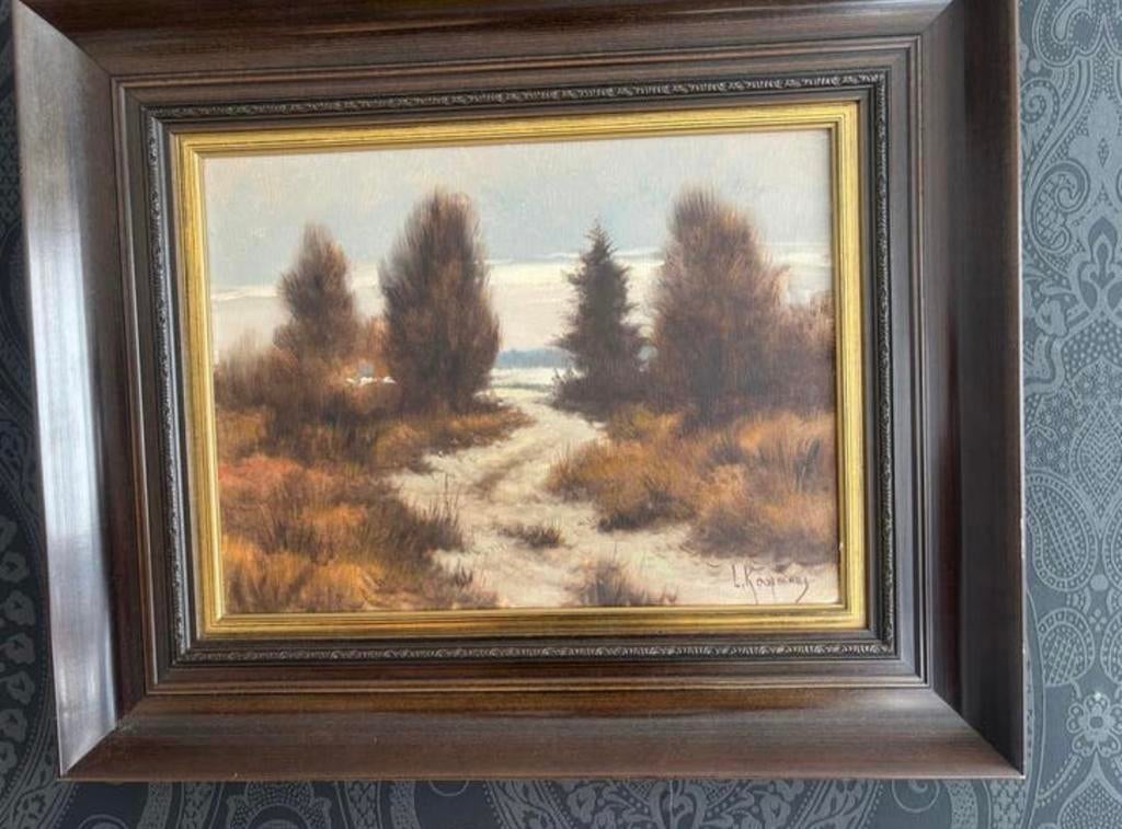 Prachtig Duin/Zeezicht Schilderij “ Gesigneerd”, Antiek en Kunst, Kunst | Schilderijen | Klassiek, Ophalen