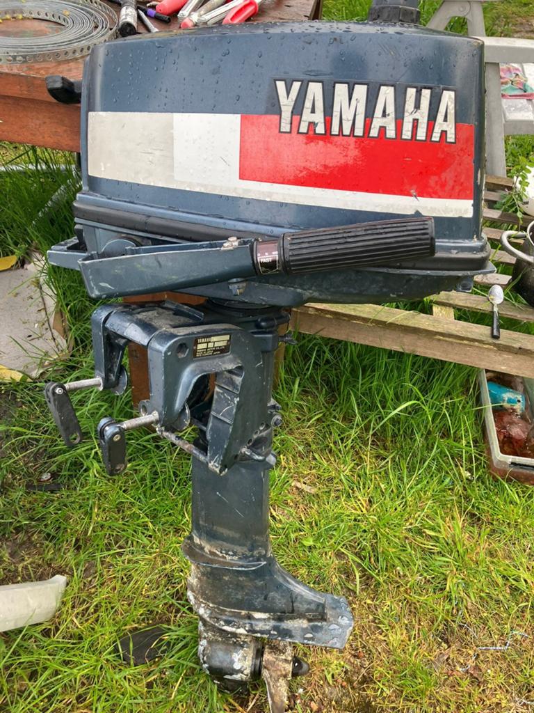 Yamaha 4A 2-takt buitenboordmotor, Ophalen, Gebruikt