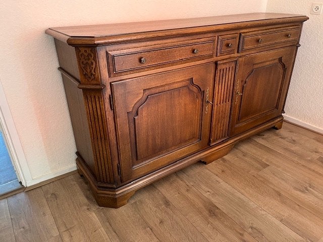 Dressoir, Ophalen, Gebruikt, 150 tot 200 cm, Eikenhout