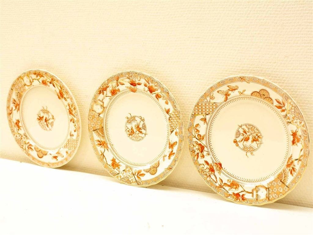 3 victoria platte borden 31131, Gebruikt, Ophalen of Verzenden, Bord(en), Wedgwood