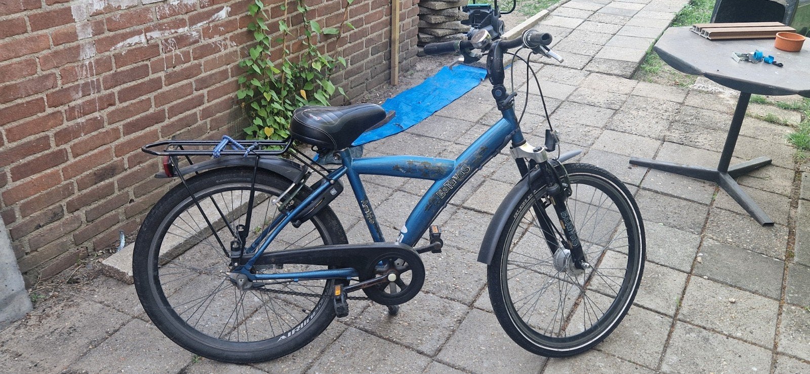 Blauwe Sparta fiets - Gebruikt, Ophalen