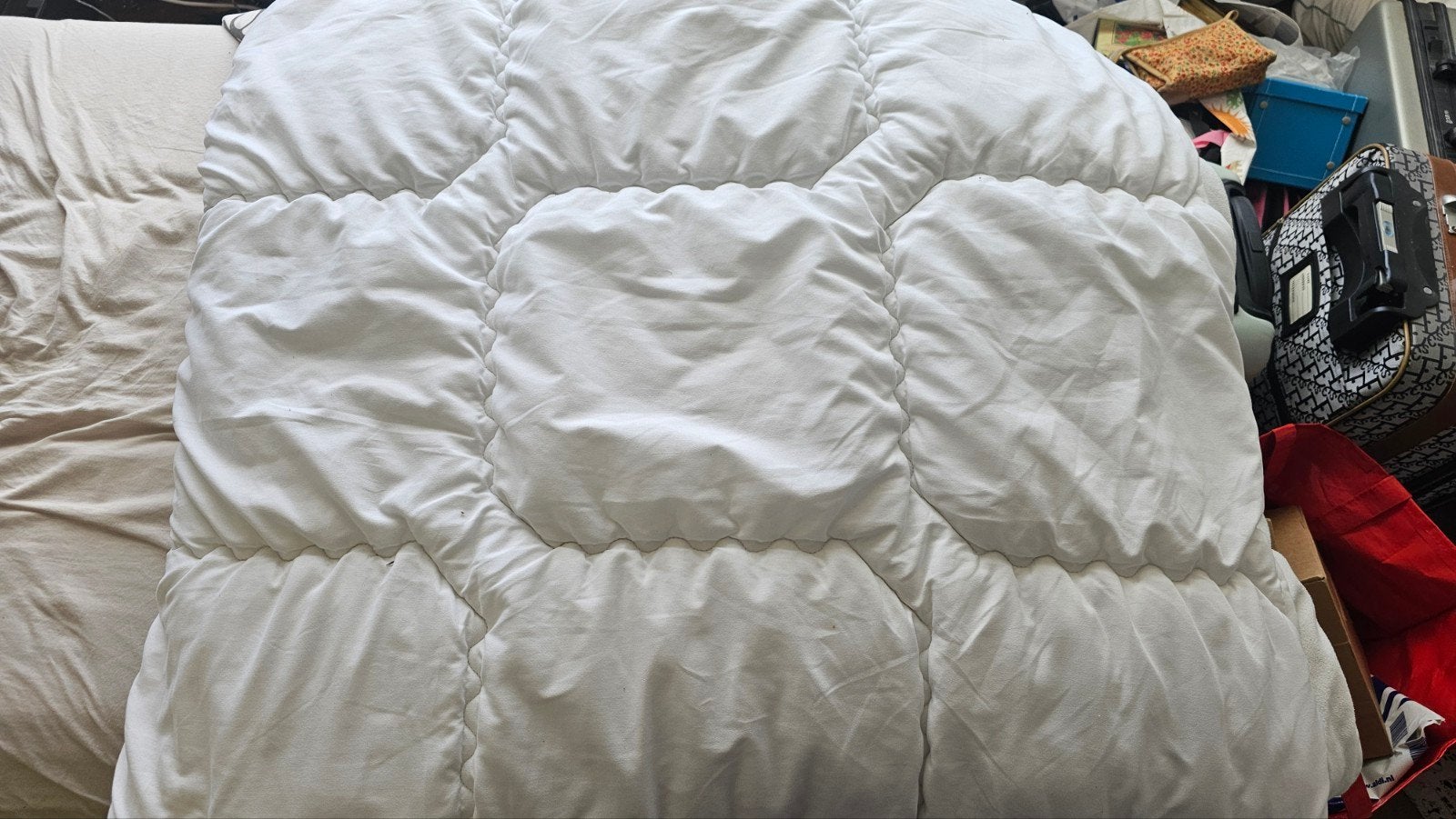 Meradiso dekbed 200x200 cm, 100% polyester, Wit, Ophalen of Verzenden, Deken of Dekbed, Overige merken