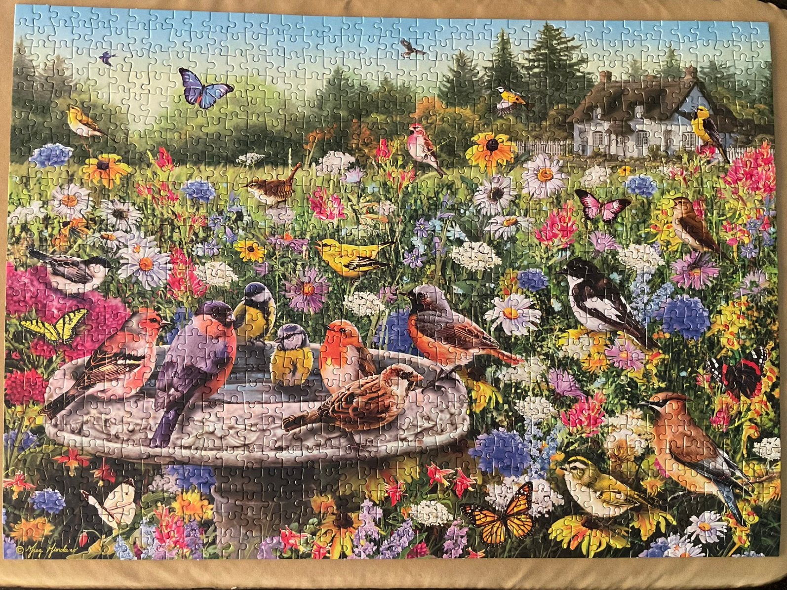 Bijzonder mooie Gibsons - The secret garden - 1000 stukjes