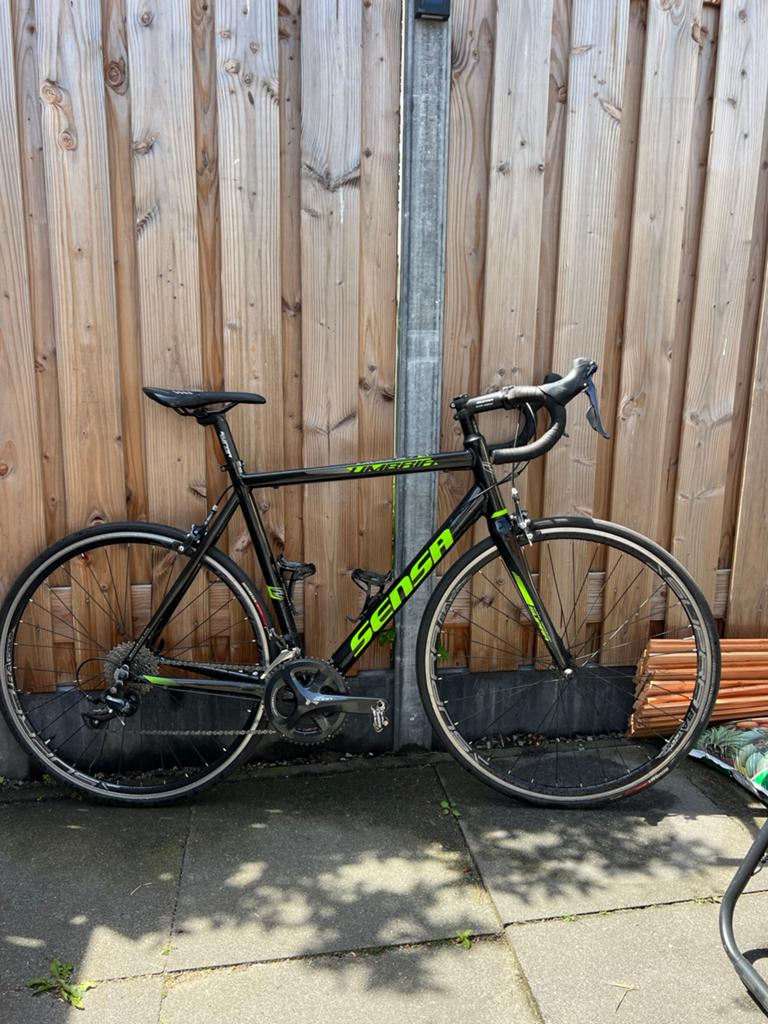 Sensa racefiets, Fietsen en Brommers, Aluminium, Zo goed als nieuw, Meer dan 20 versnellingen, 53 tot 57 cm