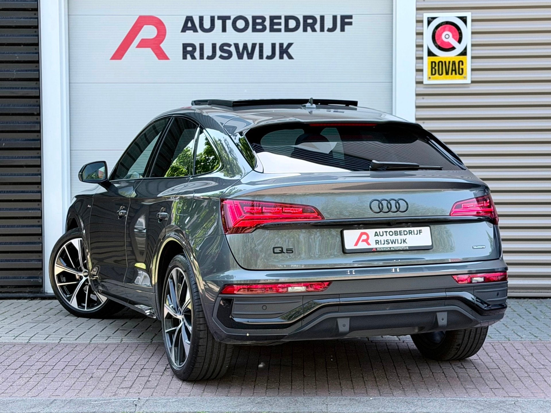 Audi Q5 Sportback 55 TFSI e S edition Pano/Memory/Keyless, Auto's, Automaat, Gebruikt, Euro 6, 4 cilinders