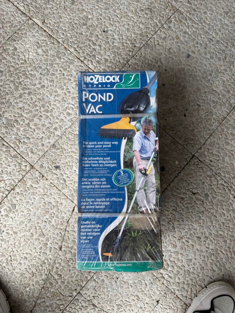 Hozelock Cyprio Pond Vac - Nieuw in doos, Tuin en Terras, Vijver-toebehoren, Ophalen of Verzenden, Nieuw, Vijverstofzuiger