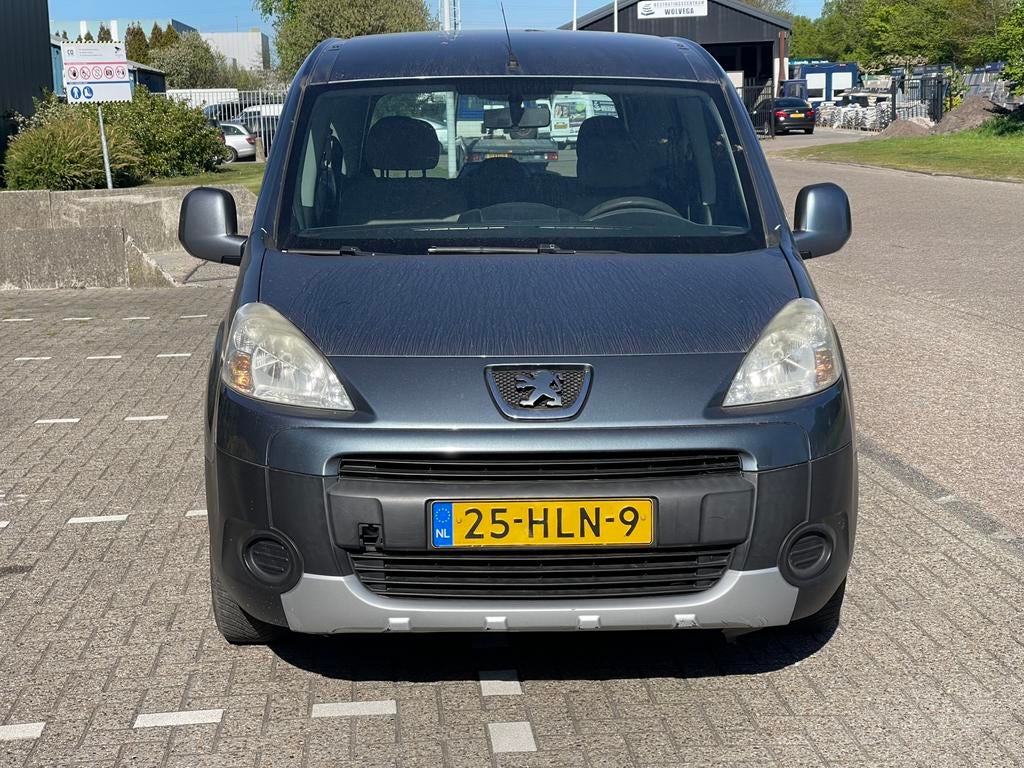 Peugeot Partner 1.6 Hdif 66KW Tepee 2009 Grijs 5p, Auto's, 1404 kg, Origineel Nederlands, Bedrijf, Diesel