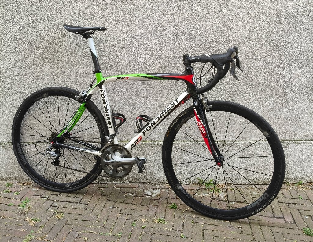 Fondriest carbon Racefiets Maat 56 Ultegra, Fietsen en Brommers, 28 inch, Gebruikt, Carbon, Velgrem