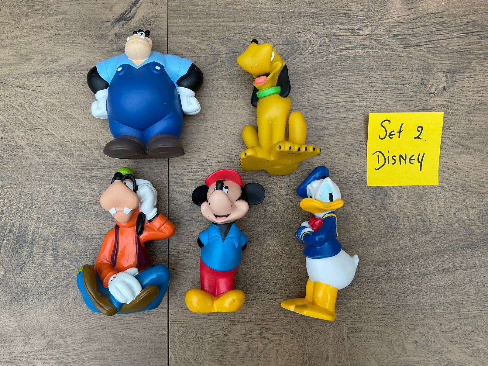 5 zgan, niet kapot, Disney figuurtjes poppetjes, Ophalen, Zo goed als nieuw, Beeldje of Figuurtje